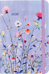 2026 Lavender Wildflowers Weekly Planner (16 Months, Sept 2025 to Dec 2026)
