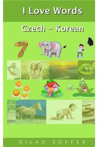 I Love Words Czech - Korean