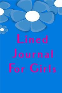 Lined Journal For Girls