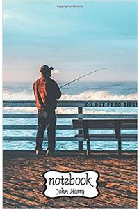 Notebook Journal Dot-grid, Graph, Lined, Blank, No Lined - Fisherman: Small Pocket Notebook / Journal / Diary