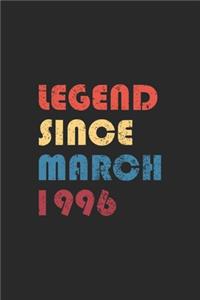 Legend Since March 1996