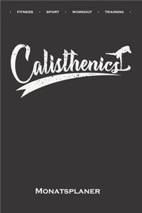 Calisthenics Fitness Workout Monatsplaner