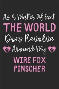 As A Matter Of Fact The World Does Revolve Around My Wire Fox Pinscher