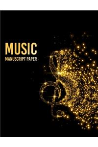 manuscript music notebook