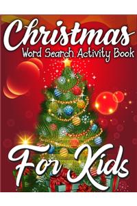 Christmas Word Search Activity Book for Kids