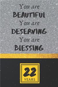 22th Birthday Journal
