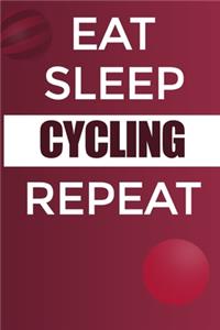 Eat Sleep Cycling Reapt Notebook
