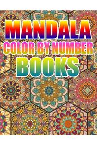 Mandala Color by Number Books