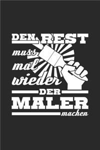 Den Rest muss mal wieder der Maler machen