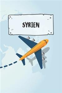 Syrien: Liniertes Reisetagebuch Notizbuch oder Reise Notizheft liniert - Reisen Journal für Männer und Frauen mit Linien