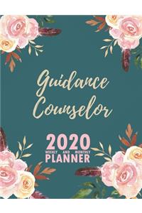 Guidance Counselor 2020 Weekly and Monthly Planner