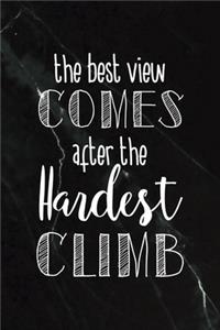 The Best View Comes After The Hardest Climb