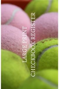 Large Print Checkbook Register