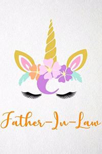Father-In-Law A5 Lined Notebook 110 Pages