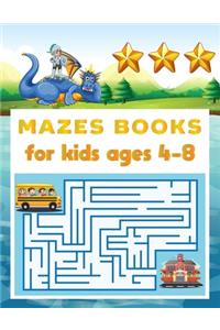 Mazes books for kids ages 4-8