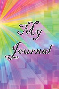 Tie Dye Lined Journal