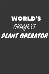 World's Okayest Plant Operator Notebook