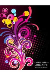 2018-2019 Academic Planner Weekly And Monthly