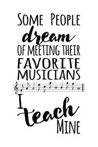 Music Teacher Notebook