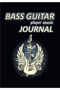 Bass Guitar Player Music Journal