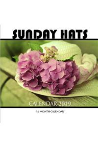 Sunday Hats Calendar 2019