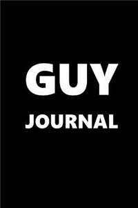 Journal For Men Guy Journal White Font On Black Design