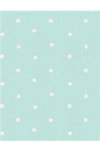 Mint Green Dot Grid Journal