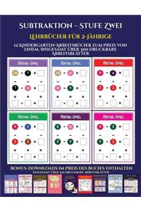 Lehrbücher für 2-Jährige (Subtraktion - Stufe Zwei)