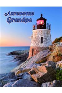 Awesome Grandpa: Address Book, Large Print, 8 1/2 X 11