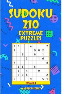 SUDOKU 210 Extreme Puzzles