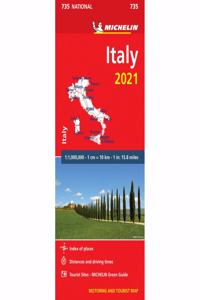 Italy 2021 - Michelin National Map 735