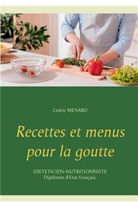 Recettes et menus pour la goutte