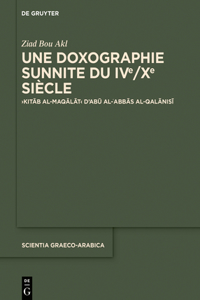 Une Doxographie Sunnite Du Ive/Xe Siècle