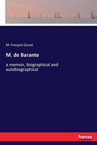 M. de Barante