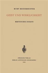 Geist Und Wirklichkeit