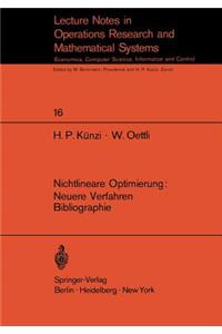 Nichtlineare Optimierung: Neuere Verfahren Bibliographie