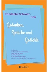 Gedanken, Sprüche und Gedichte
