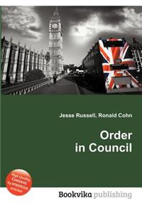 Order in Council