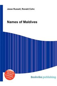 Names of Maldives