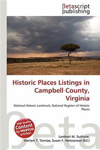 Historic Places Listings in Campbell County, Virginia