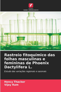 Rastreio fitoquímico das folhas masculinas e femininas de Phoenix Dactylifera L.