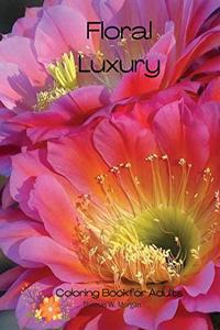 Floral Luxury Coloring Book for Adults