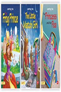 fairy tales books-Great Fairy Tales - The Frog Prince-Little Match Girl-Princess and the Pea-Combo-2 of 3 Books