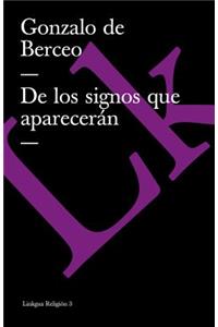 De los signos que aparecerán antes del juicio