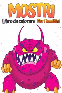 Libro da colorare di mostri per bambini