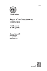 Report of the Committee on Information