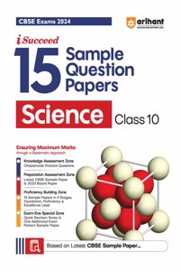 Arihant CBSE Sample Question Paper Class 10 Science Book For 2024 Board Exam