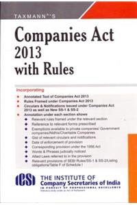 Companies Act 2013 with Rules (Paperback Pocket Edition) (Revised Reprint September 2016 Edition)