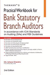Practical Workbook for Bank Statutory Branch Auditors -In Accordance with ICAI Standards on Auditing (SAs) and RBI Guidelines