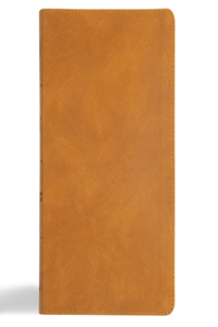 CSB Thinline Bible, Digital Study Edition, Camel Suedesoft Leathertouch